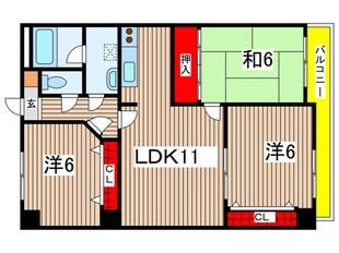 ミレニアム表台の物件間取画像